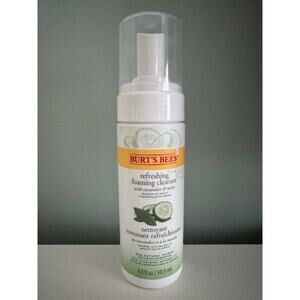 Burt's Bees Refreshing Foaming Cleanser Cucumber & Mint 4.8oz- NEW